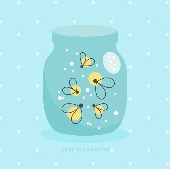 INSTANT DOWNLOAD - Firefly Clipart and Vectors for personal and commercial use Il_570xn