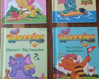 Wuzzles books 1-4 Butterbear,Moosel, Eleroo and Bumblelion with free shipping in the US