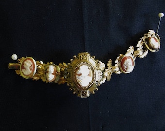 ClaudiaMyersDesigns vintage cameo collection bracelet
