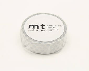 mt 1P Dot Silver Japanese Washi Tape (MT01D366) Price depends on order volume. Buy other items together for BETTER price