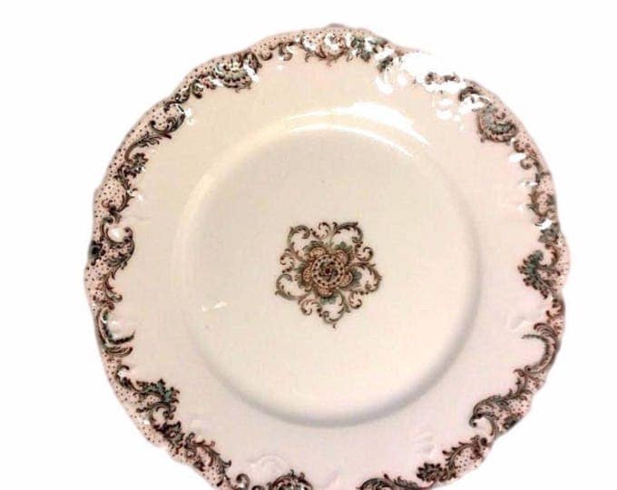 Limoges Haviland Schleiger Fine China Porcelain Salad Plates #1206 - Set of 3 Vintage Plates