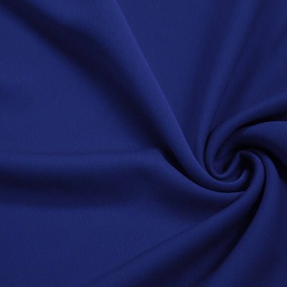 Royal 60'' Solid Stretch Scuba Knit Fabric by the Yard