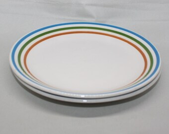 2 Vintage Syracuse China Restaurant Ware Plates - Syralite