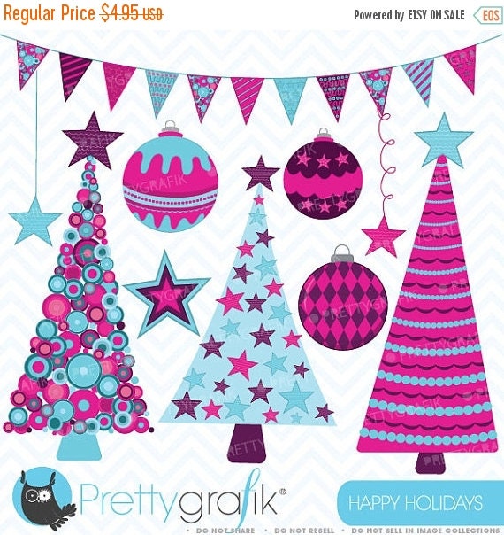 80% OFF SALE Holiday christmas clipart commercial use, vector graphics, digital clip art, digital images - Cl399 Il_570xn