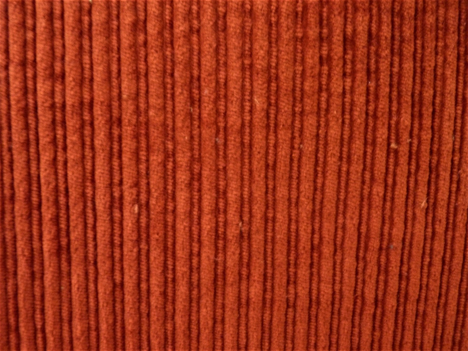 Corduroy Fabric Rust Color 3 yards long by 22 inches wide vintage