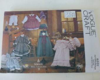 Vogue Craft 8337 - 18" Early American Doll Clothes Pattern - OOP - uncut