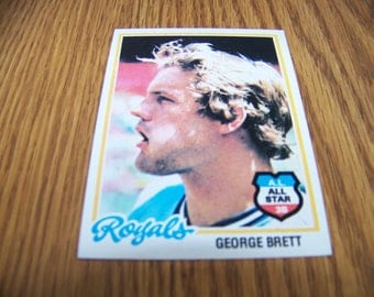 Vintage 1978 George Brett (Kansas City Royals) Card