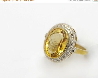 Green Opal & Green Amethyst Double Stone Adjustable Ring