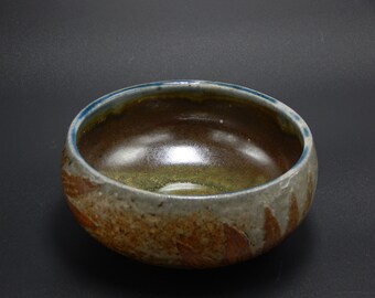 Carved Sunflower Bowl - Ceramic Bowl - Soda Fired Pottery
