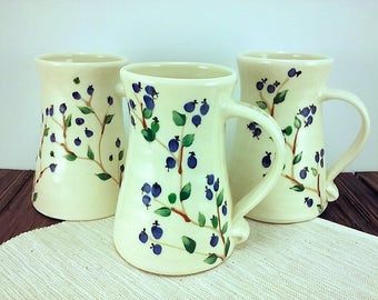 Large Pottery Mug, 20 ounce, Travel Coffee Cup, Ceramic Mug