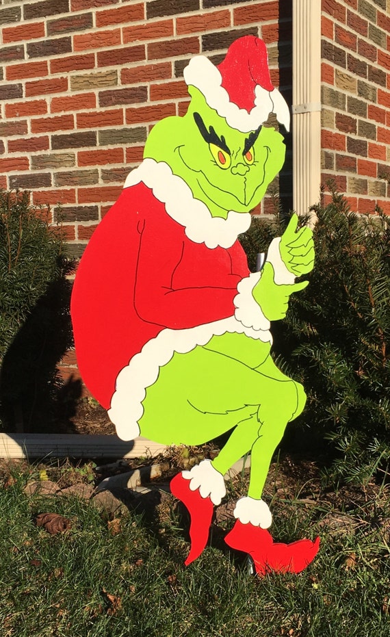 Grinch Yard Decoration