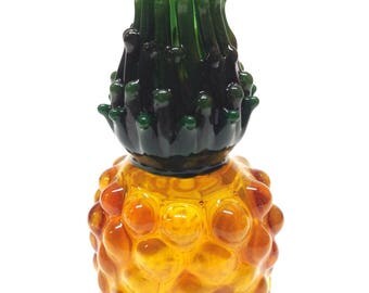 Pineapple Shaped Glass Hand Pipe, Unique Pipes, Glass Smoking Pipe, Smoking Pipe, Glass Fruit Pipe, Glass Pipes, Pipes, Pineapple Glass Pipe