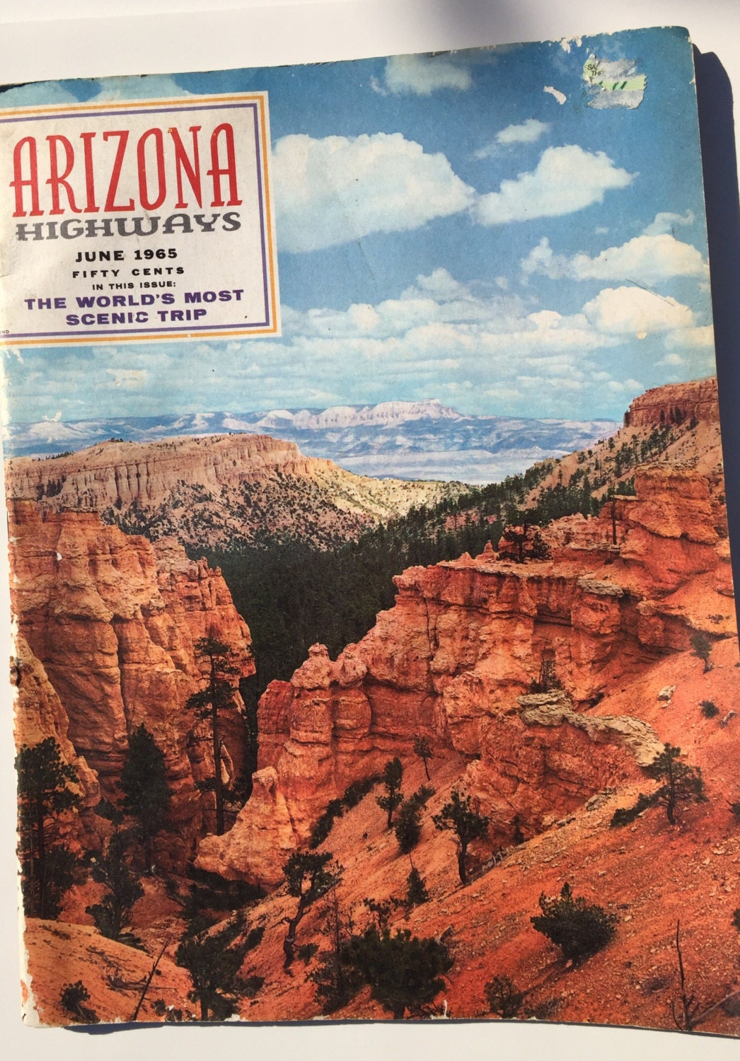 1965 Vintage Arizona Highways Magazine 1960s Arizona