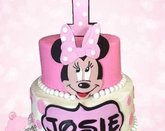 Minnie Mouse Cake Topper