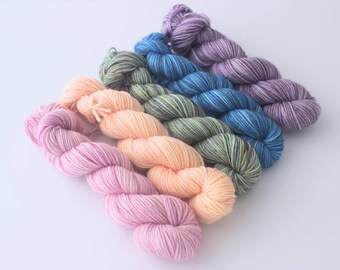Swindern Sock Hand Dyed Mini-Skein Set - Tonal