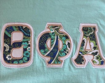 Theta Phi Alpha letter shirt (Ready to Ship)