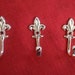3 Gold Fleur-De-Lis Hooks. FDL Hook. Bath Hook. Fleur-De-Lis Decor. Wall Decor. Wall Hook. Towel Hook. Bathroom Decor. Kitchen Decor