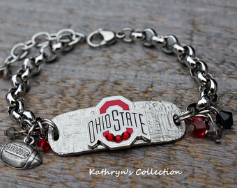 Ohio State Bracelet, Buckeyes Bracelet, Buckeyes Bracelet, Buckeyes Fan