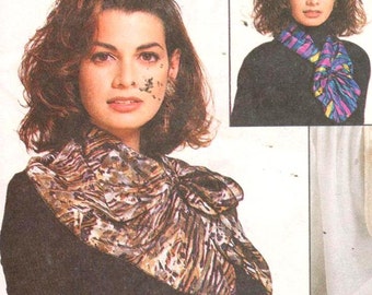 McCalls 6838, Ladies Scarves, cosmetic bags, purses, bed caddy & more, 90s Nancy Zieman Accessories Pattern Gifts in Minutes