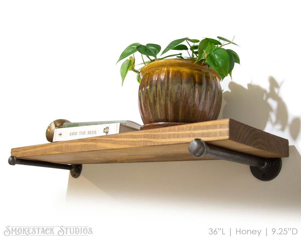 10 Depth Industrial Floating Shelves Industrial