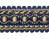 DÉCOPRO 1 (2.5cm) Wide Imperial Collection Decorative Gimp Braid Trim # 0125IG, Sunray #4874 (Yellow Gold, Orange Gold, Light Gold) 10 Yard Value Pack (30 ft/9.5m