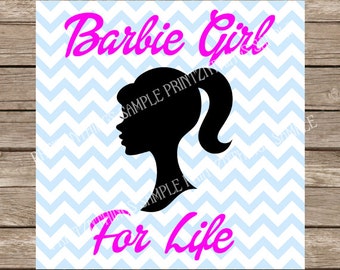 Barbie Svg Barbie Girl svg Princess svg Pink Girl Svg files Dxf Silhouette Cameo Cut File Svg designs Cutting Files vinyl heat transfer