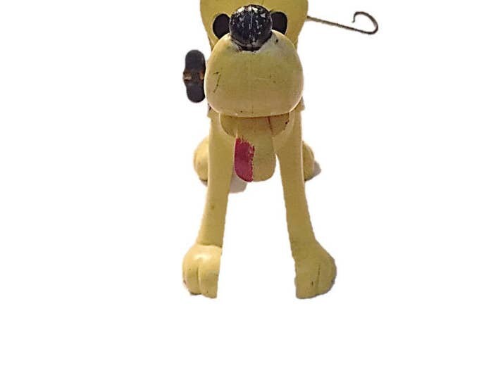 Vintage 1950’s Windup Marx Disney Pluto Toy | Walt Disney Productions Linemar Marx toy Teen
