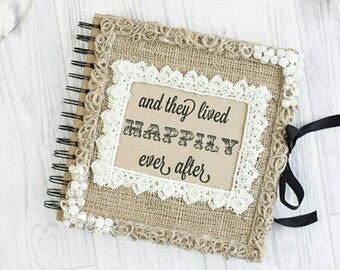 wedding guest book rustic, personalised guest signing book, wedding scrapbook album, guest book wedding, wedding guest book ideas