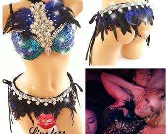 Britney Spears Inspired Costume, Britney Spears, Slumber Party, Sexy Indian Costume, Women Indian Costume, Halloween Costume for Women, EDC