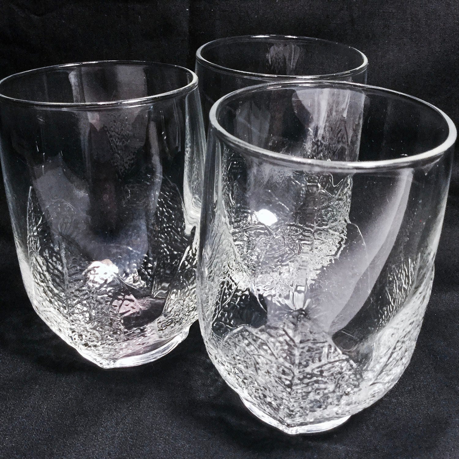 Arcoroc Aspen 6oz Juice Glasses. Made in France Tempered