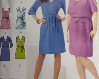 New Uncut Simplicity 1796 Plus Size Dress Pattern