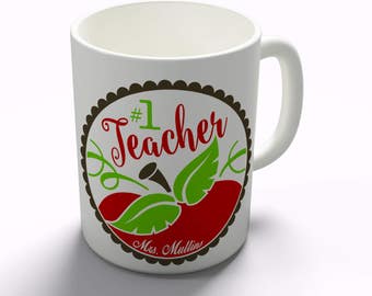 Personalized Teacher Appreciation Ceramic Mug
