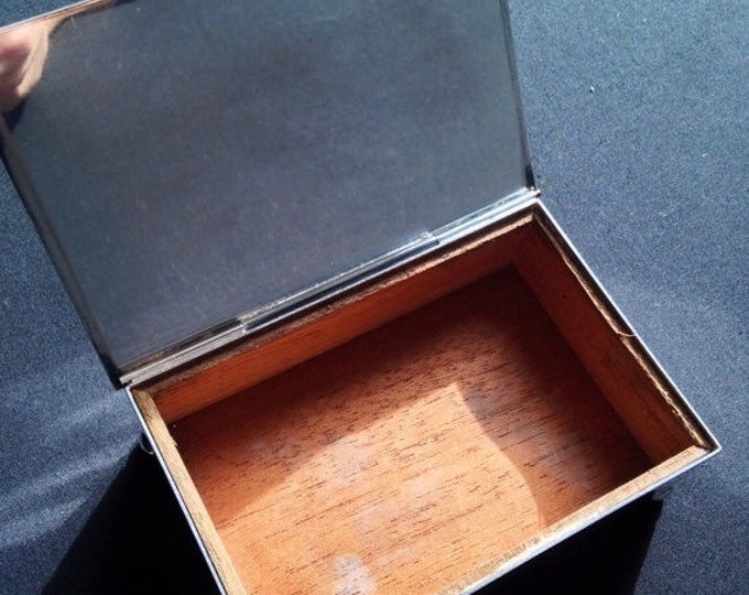 Storewide 25% Off SALE fantastic Vintage Crescent Silver Manufacturing Company Silver Plated Trinket Box