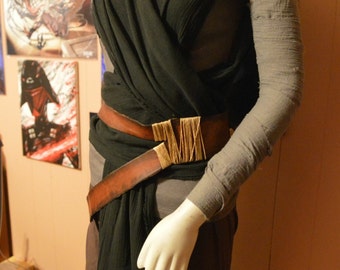 Star Wars the Force Awakens Dark Side Rey Cosplay Costumd