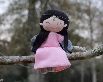 Lord Of The Rings, Felt Doll, Lothlorien Elf, Hobbit, Handmade Dolls