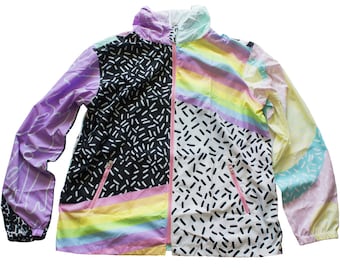aesthetix windbreaker XS - 3XL | plus size kawaii pastel decora fairy kei harajuku cute 90s 80s tumblr rainbow kitsch pastel grunge jfashion