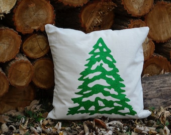 Christmas Tree Pillow Cover