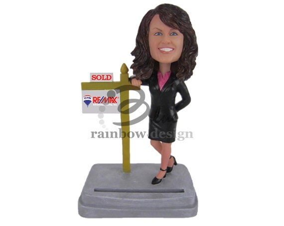 Handcraft Male Real Estate Agent Custom Bobbleheads main image 0