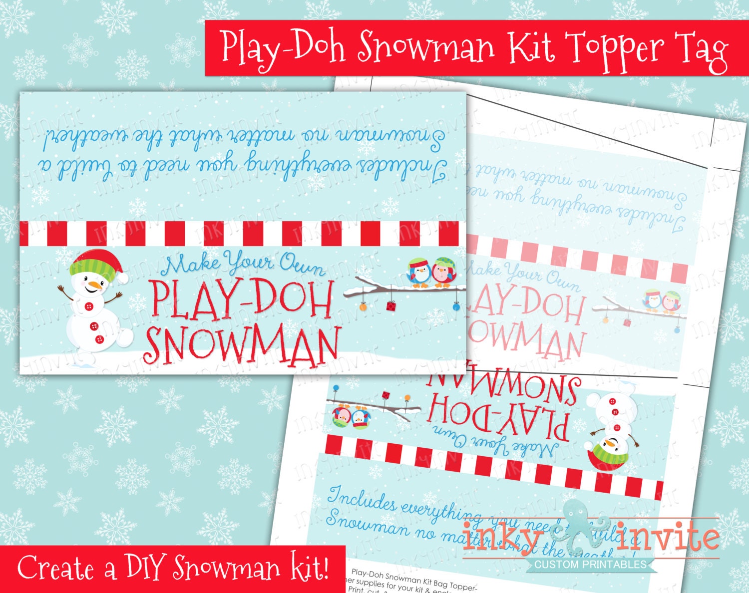 play doh snowman kit