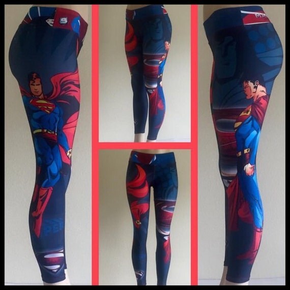 superhero gym leggings