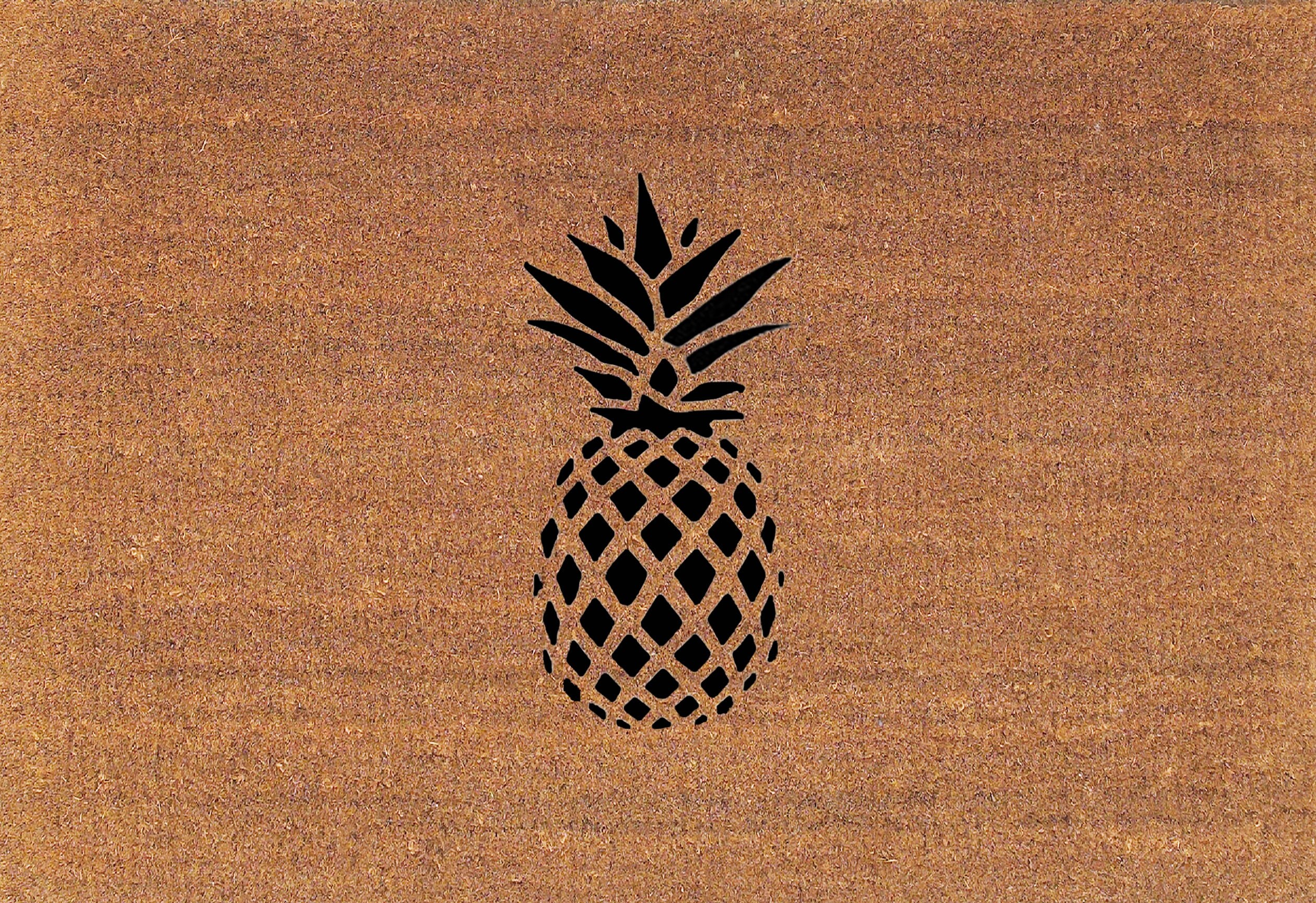 Pineapple Hospitality Door Mat Coir Doormat Rug 2' x