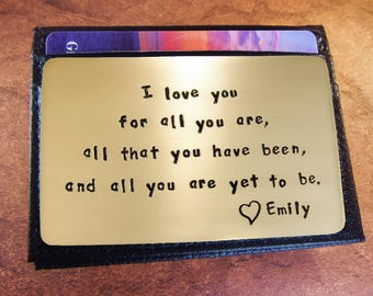 Bronze Anniversary, Rustic Bronze, 8th anniversary gift, love reminder card, 8 year anniversary, man gift