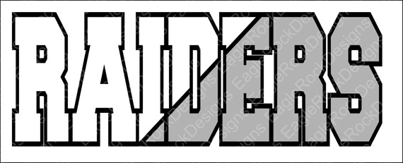 Download Raiders SVG DXF EPS Digital Cut File Silhouette Cricut
