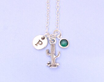 Cactus Necklace, Cactus plant necklace Jewelry, Cactus Charm necklace, Mexico gift, cute necklace, dainty necklace , simple gift , latin