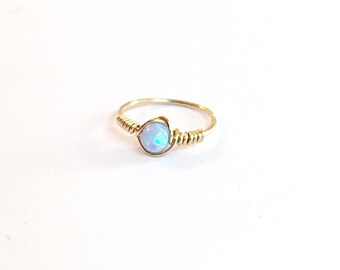 Helix Piercing Hoop, Tiny Hoop Helix Ring gold helix earring, opal helix, helix hoop piercing, helix cartilage earring forward helix earring