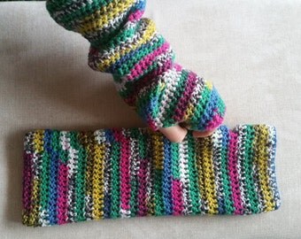 Crochet Hand Warmers | Fingerless Gloves | Wrist Warmers