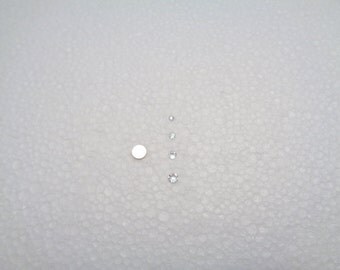 Non Piercing No Hole Swarovski Faceted Gemstone Magnetic Ear Nose Lip Monroe Stud sizes 1.5 mm 2mm, 2.5mm or 3mm Clear April Birthstone