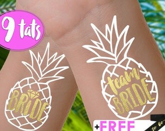 pineapple tattoo etsy pineapple tattoo etsy