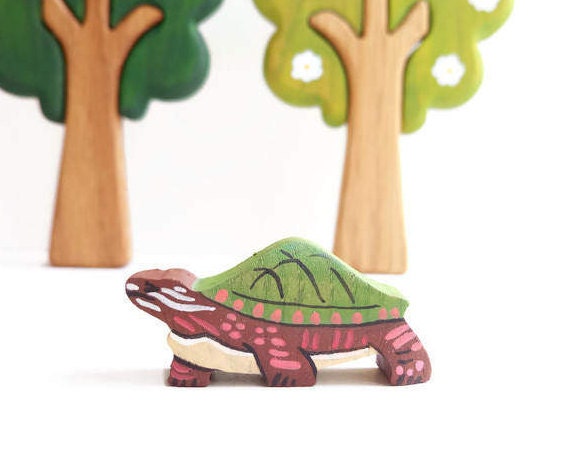 woodland animal toy set