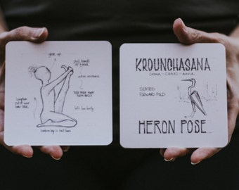108 Asanas Flashcards \\ Yoga Cards \\ 108YogaLove \\ Align. Refine. Design .. The Union of Yoga & Art